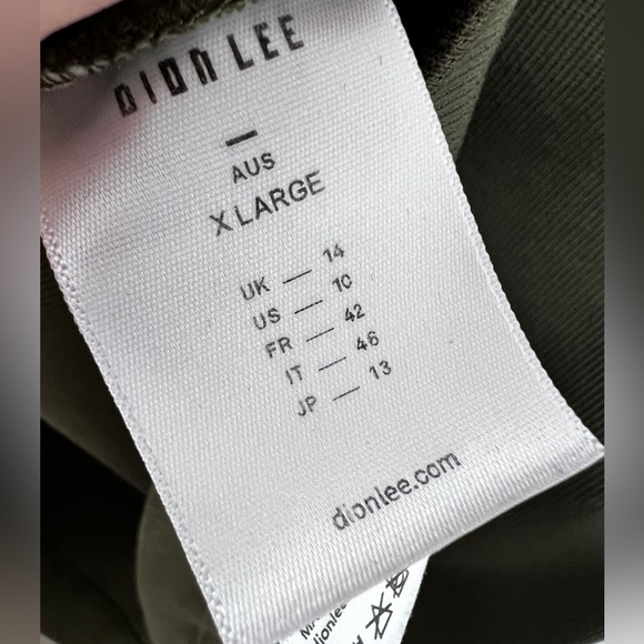 Dion Lee Olive Green Tank Top Mens Sz XL - Picture 5 of 6